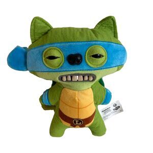 Fuggler Teenage Mutant Ninja Turtles Leonardo Plush Stuffed Toy 9" TMNT 2018
